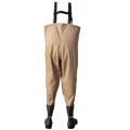 Durable Breathable Fly Fishing Chest Wader with Rubber Boots